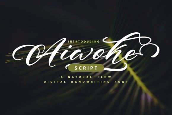Aiwoke: A Premium Script Font for Modern Web Design