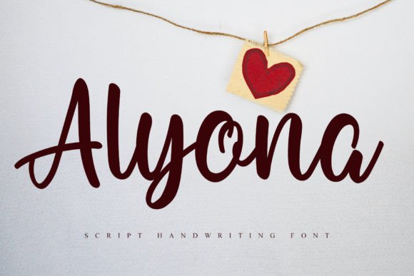 Alyona: A Stylish Script Font for Small Business Branding