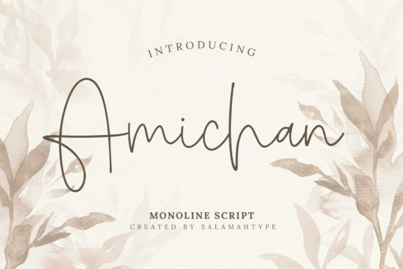 Amichan: A Monoline Typeface That Elevates Modern Editorial Design