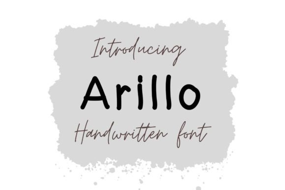 Arillo: A Handwritten Font That Balances Personality and Readability