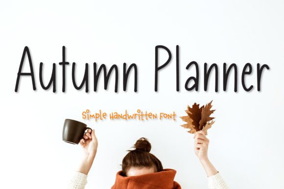 Autumn Planner: A Handwritten Font for Modern Web Design