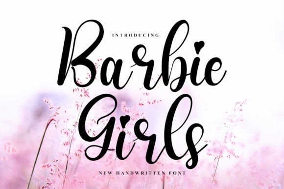 Barbie Girls Font: Elevating Digital Marketing with Elegant Handwritten Typography