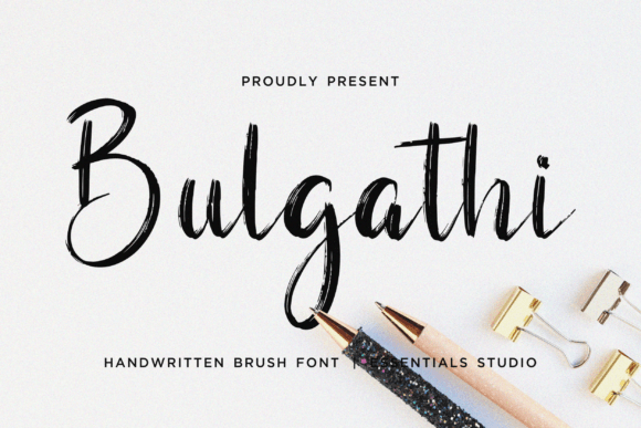 Bulgathi: A Modern Script Font for Editorial Elegance