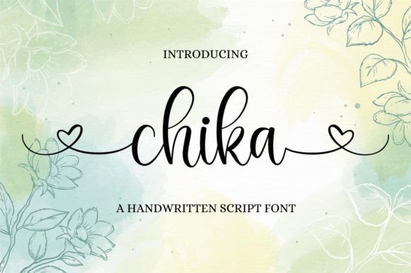 Chika: A Handwritten Font for Your Brand