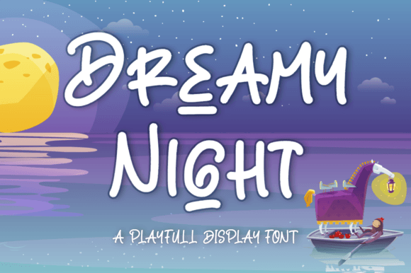 Dreamy Night: A Playful Handwritten Font for Modern Editorial Design