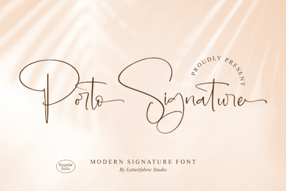 Elevate Editorial Design with the Porto Signature Handwritten Font