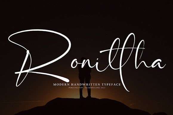 Elevate Your Handmade Designs with the Ronittha Script Font