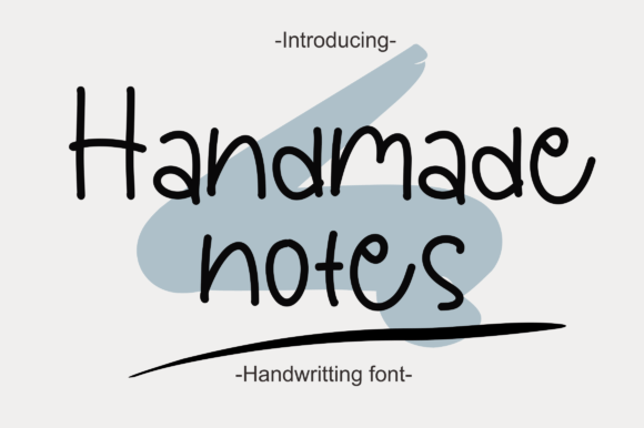 Handmade Notes: A Handwritten Font for Web Design