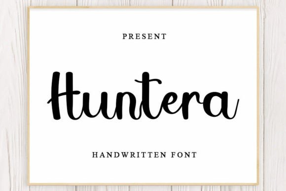 Huntera: A Colorful Handwritten Font for Modern Brand Campaigns