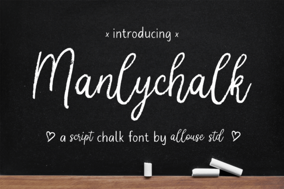 Manlychalk: A Designer’s Take on This Bold Script Font