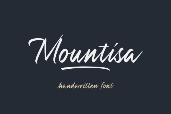 Mountisa: A Dynamic Handwritten Font for Web Design