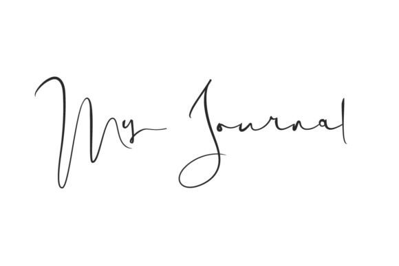 My Journal: A Dainty Script Font for Campaigns
