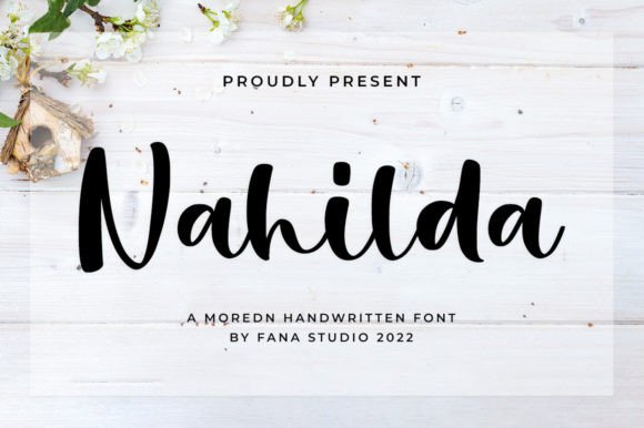 Nahilda: The Elegant Script Font for Small Business Branding