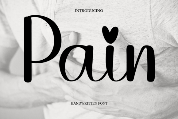 Pain: A Timeless Handwritten Font for Crafters