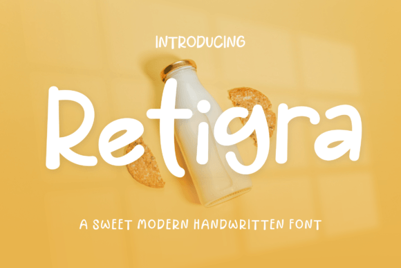 Retigra: A Bold Handwritten Font for Branding