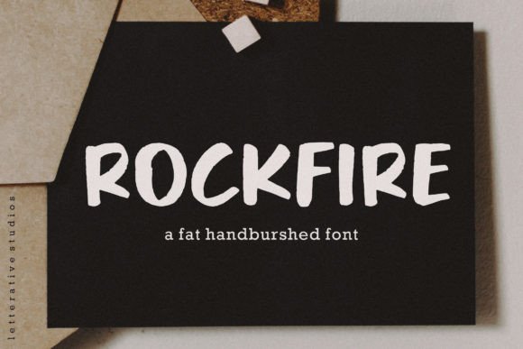 Rockfire: A Bold Handwritten Font for Campaigns