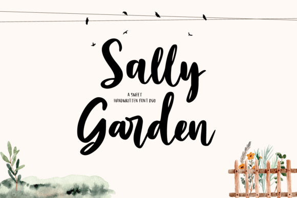 Sally Garden: A Handwritten Font for Your Brand