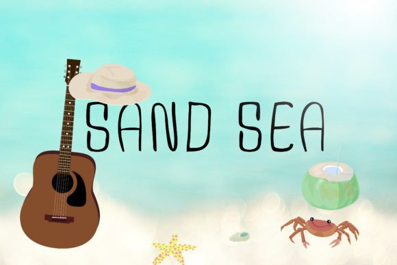 Sand Sea: A Joyful Handwritten Font for Scroll-Stopping Marketing Design