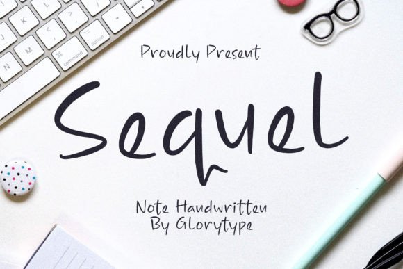 Sequel: A Handwritten Font for Authentic Branding