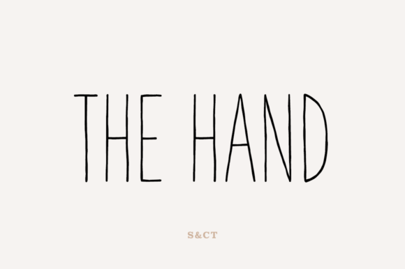 The Hand: A Handwritten Font for Modern Campaign Design