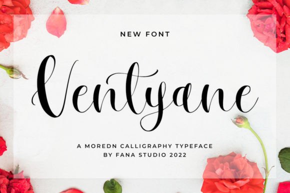 Ventyane: The Elegant Script Font for Crafters